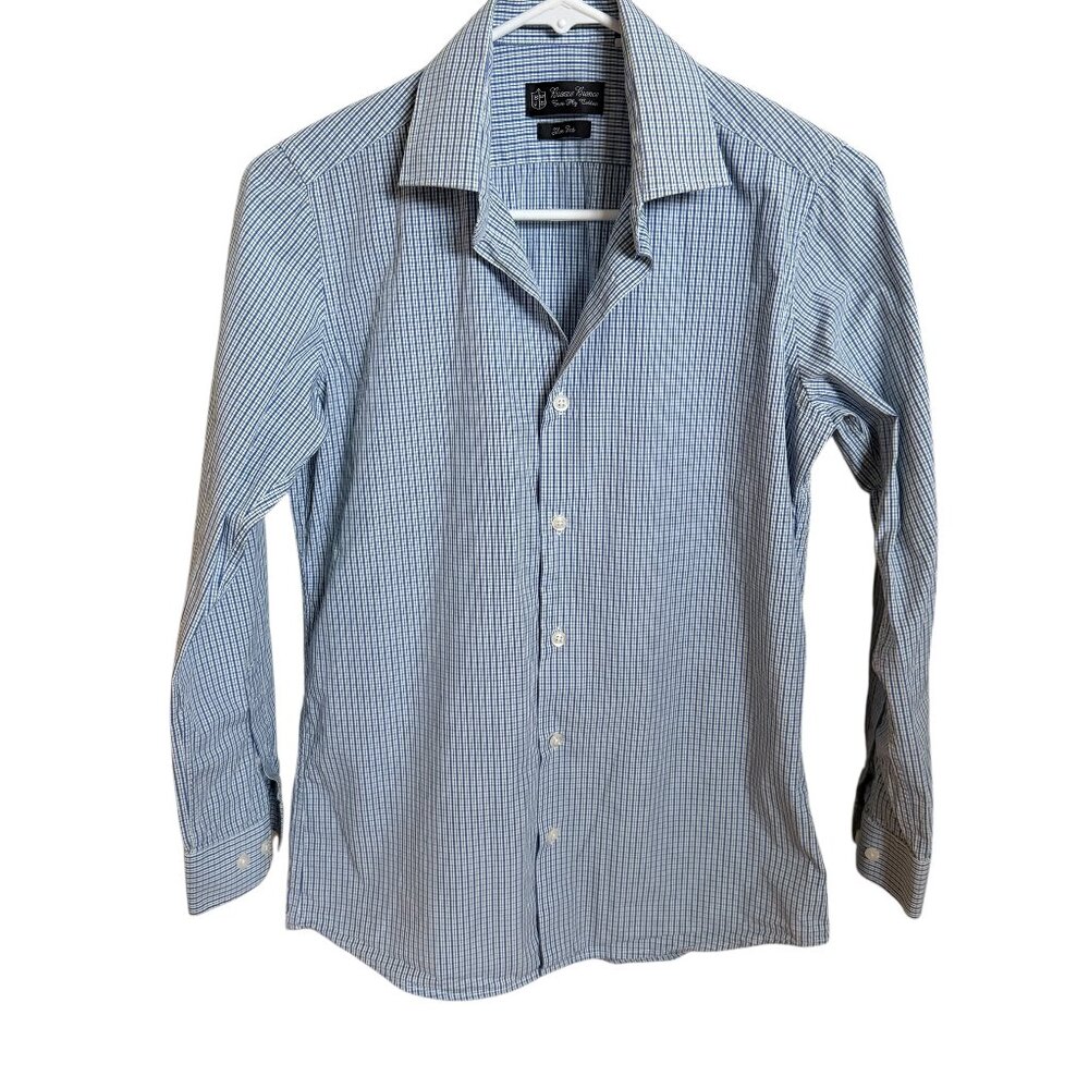 Bianco Bianco boys 16 slim fit multicolored button down casual dress shirt
